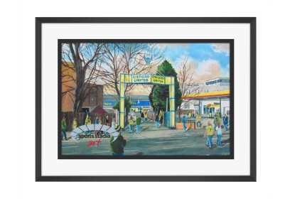 Manor Ground Stadium 'Going to the Match' Fine Art Print - Oxford United FC